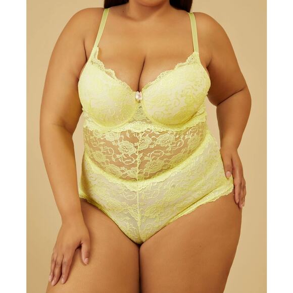 PLUS Size 3X (22/24) Women’s Cutout Lace Bodysuit | NEW with tags - Picture 1 of 3